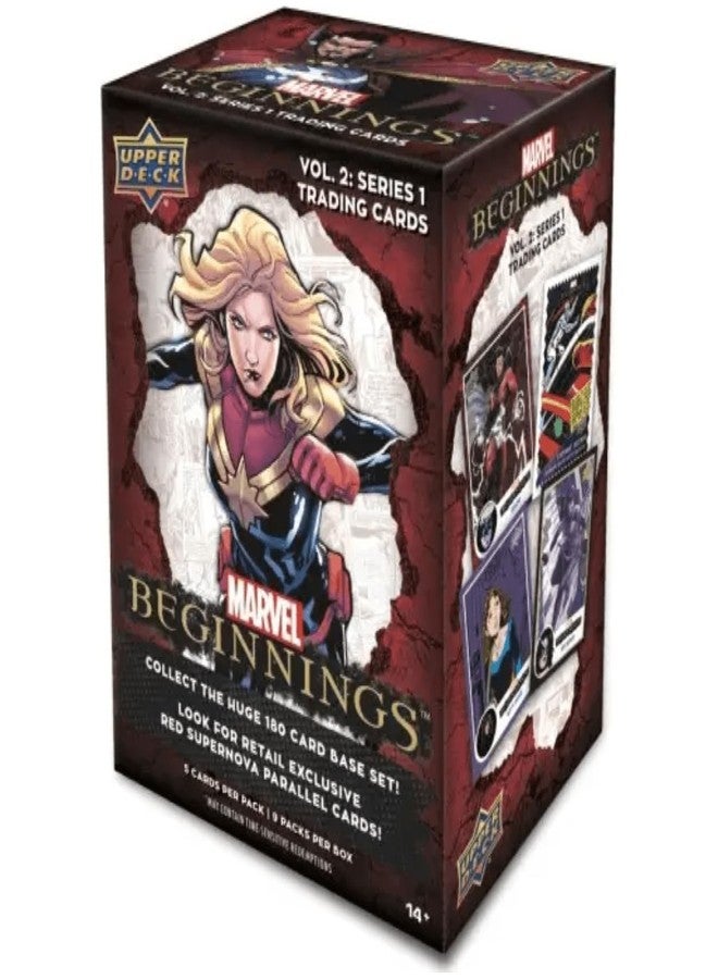 Upper Deck Marvel Beginnings Volume 2: Series 1 Trading Card Blaster Box - Image 1